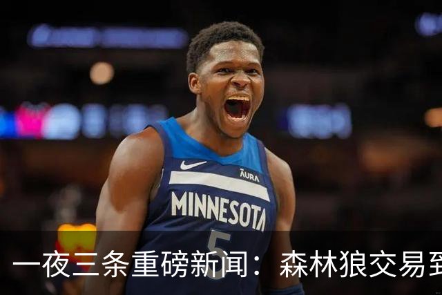 一夜三条重磅新闻：森林狼交易到人，湖人盯上布朗，快船放行马瑟林